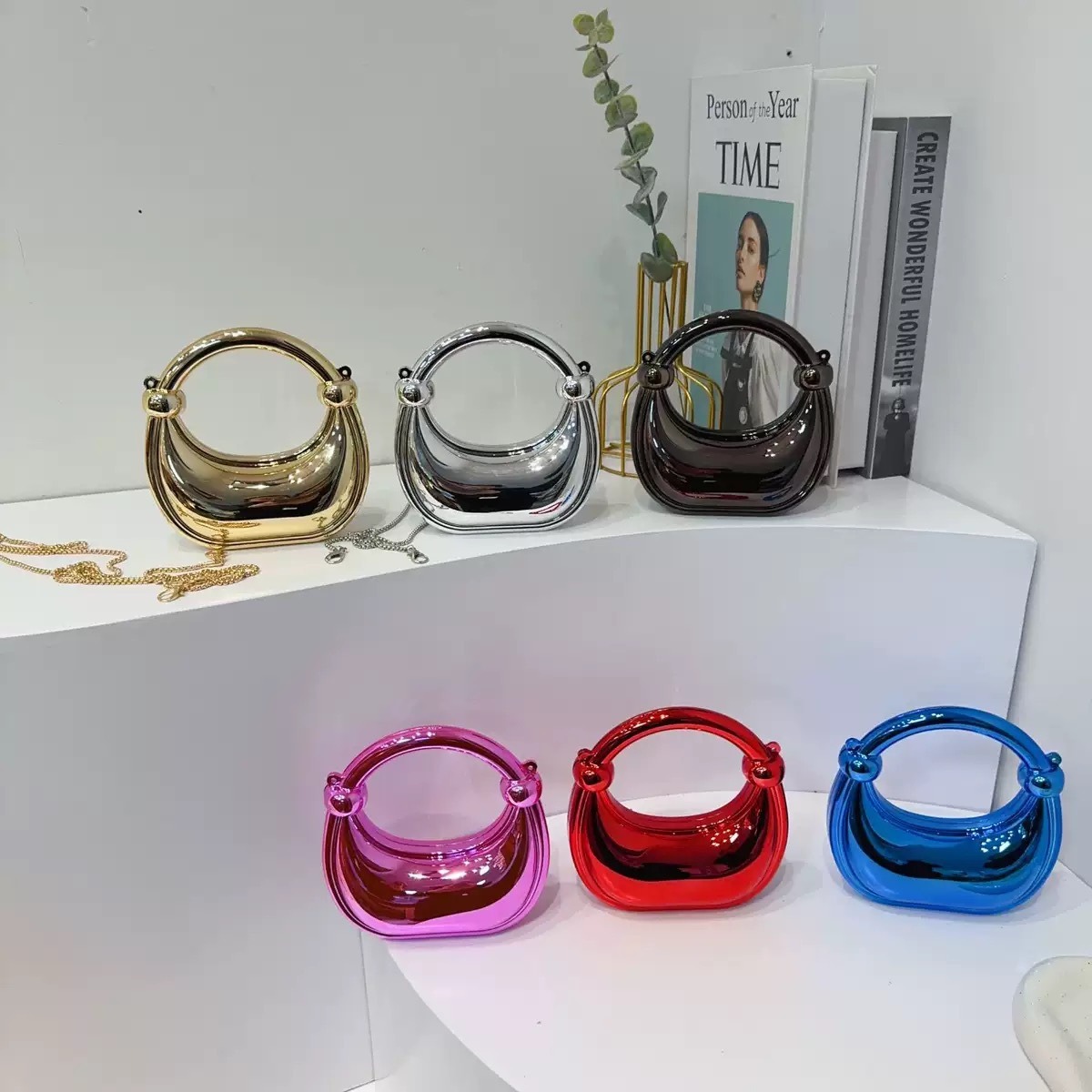 Wedding Vendor - Mini Golden Evening กระเป๋าและกระเป๋าถือ Luxury Designer