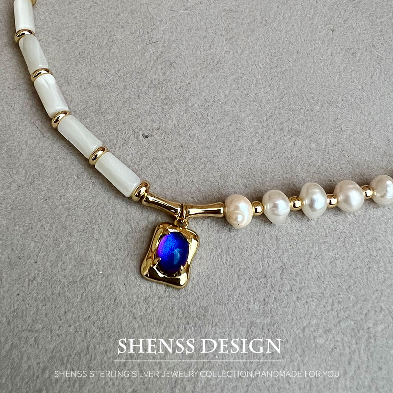 สร้อยคอเปลือกหอยมุกธรรมชาติขนา - Wedding Package Gold บทวิจารณ์และราคา