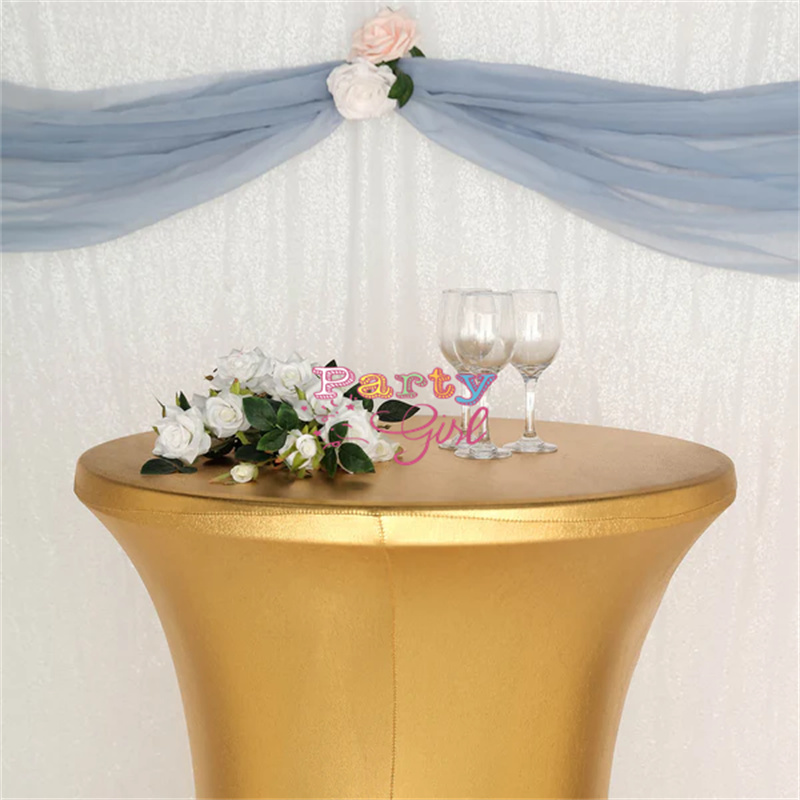 ขายร้อน Metallic Spandex ตาราง - Wedding Qq บทวิจารณ์และราคา