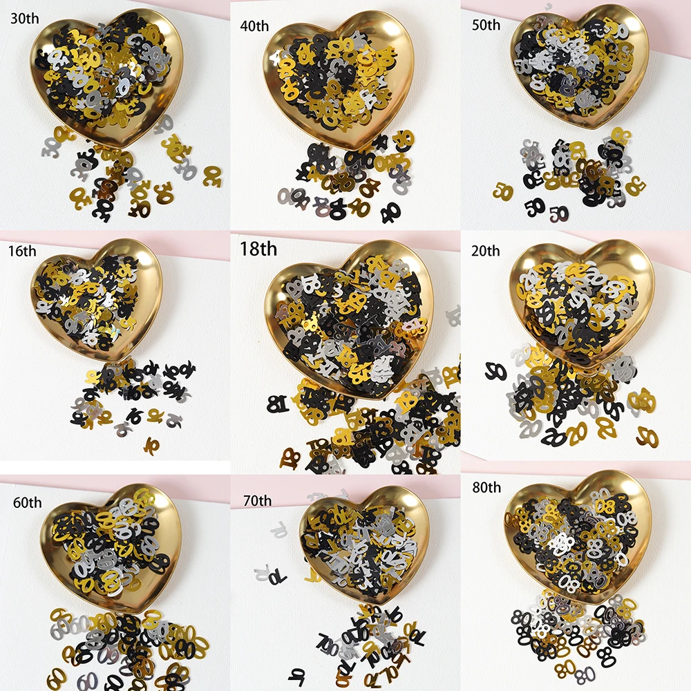 15G Mini Number 16/18/20/30/40 - Table Runner Sequin บทวิจารณ์และราคา