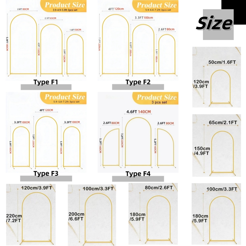 EU โกดังโลหะทองบอลลูนชุดขนาดให - Wedding Support บทวิจารณ์และราคา