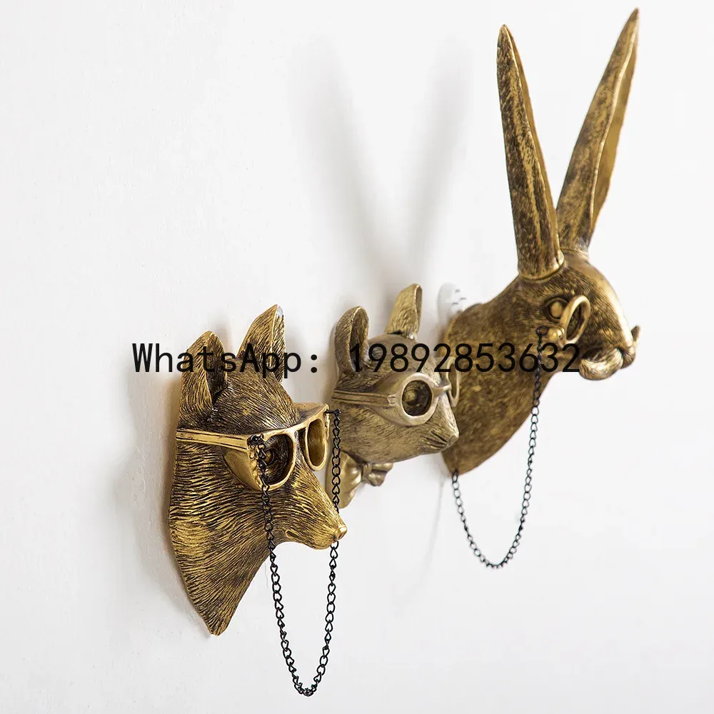 ตะขอแขวนผนังรูปหัวกวางทองเหลือ - Wedding Qq บทวิจารณ์และราคา