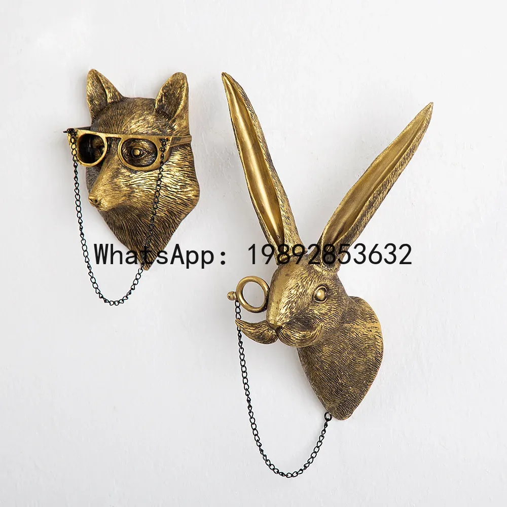 ตะขอแขวนผนังรูปหัวกวางทองเหลือ - Wedding Qq บทวิจารณ์และราคา